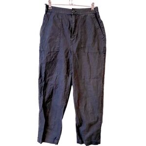 Roots Linen Blend Utility Pant - Navy